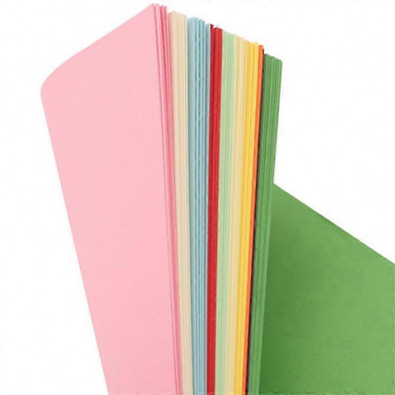 Colored Copy Paper 8" x 12", 100 Sheets Assorted Multicolor Paper