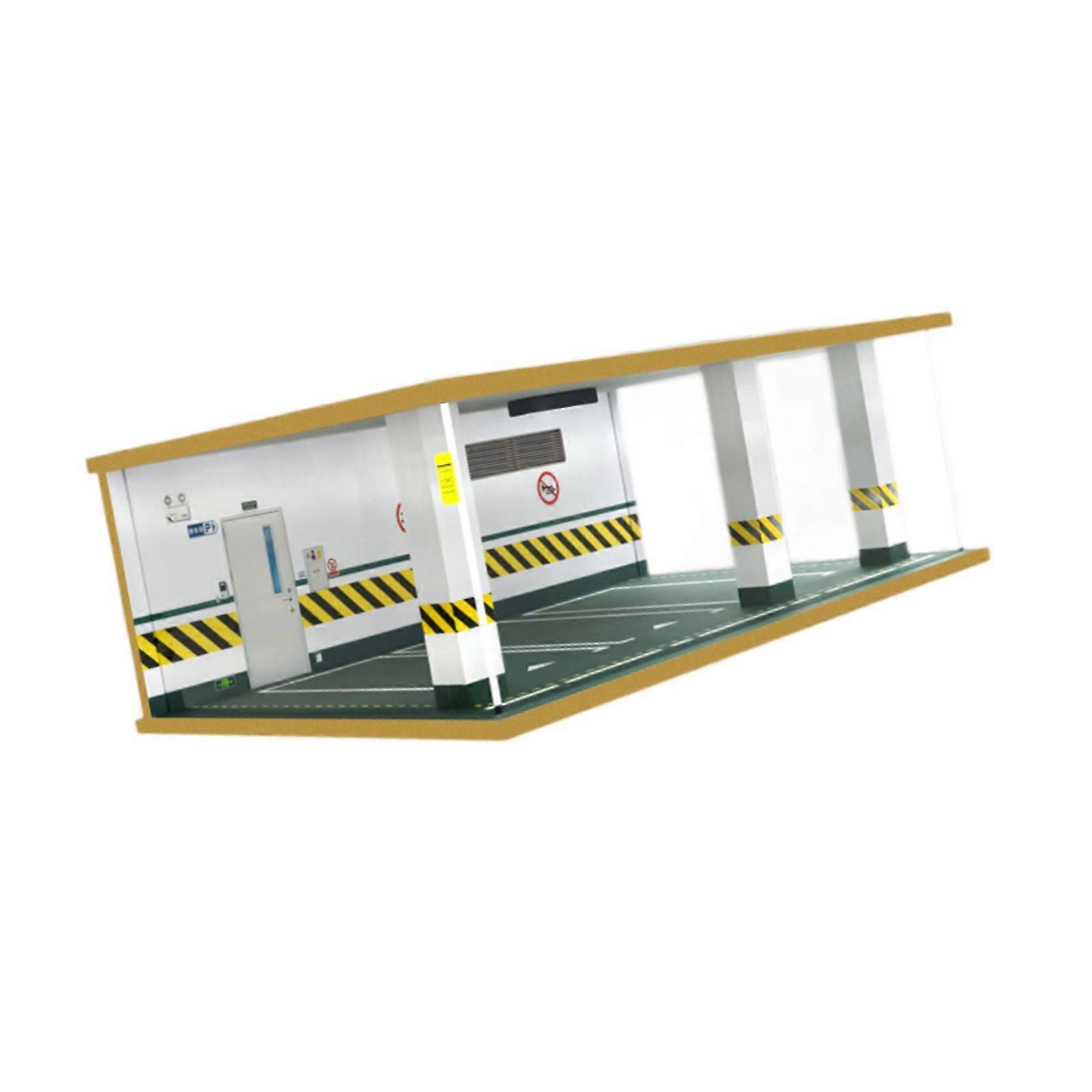 1/24 Car Garage Display Case Practical Durability Premium Storage with Light