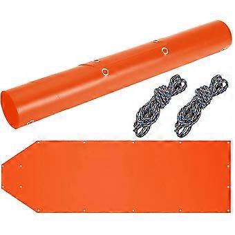 Deer Sled Waterproof Durable Deer Drag Sled with 2 Ropes, Dragging Utility Sled for Hauling, Ice Fishing, Fire Wood