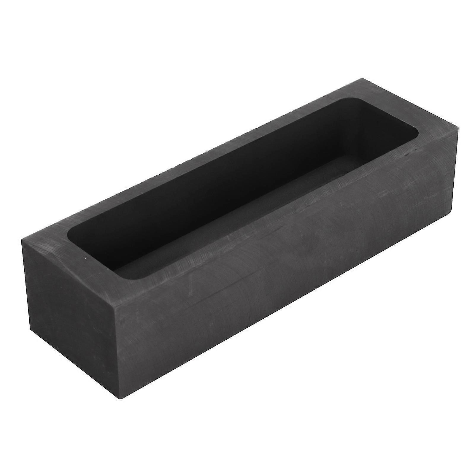 75ml Graphite Ingot Mold Rectangular Graphite Mold for Metals Melting Casting Refining