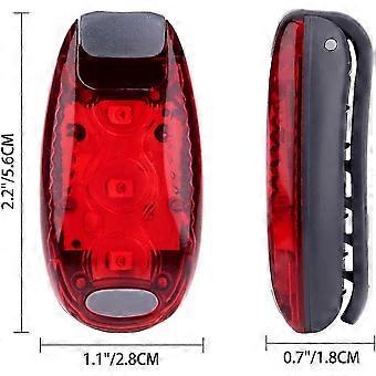 9-pack Security Lights, Bicycle High Visibility Strobe Lights, (red/blue/green)