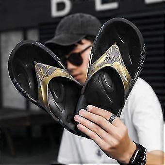 Infradito estive pantofole da uomo versione coreana da uomo antiscivolo clip su sandali scarpe da spiaggia pantofole fresche di grandi dimensioni alla moda