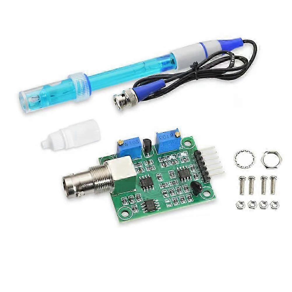 PH4502C PH Value Detection Sensor Module Kit Detection Regulator Soil Water Quality Acid- Concentration Sensor GIX