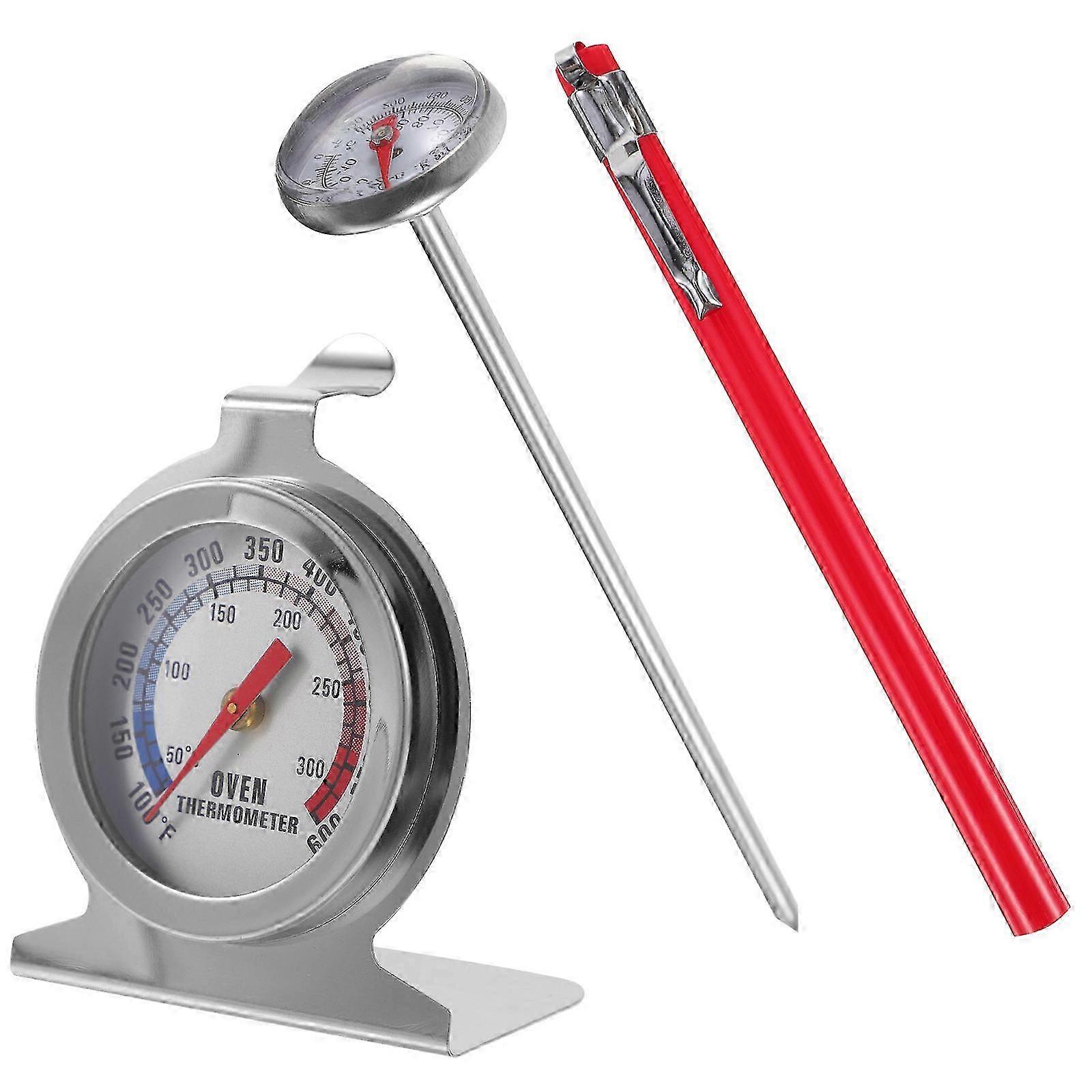 Bbq Thermometer Gauge Instant Read Meat Thermometer with 4Pcs Set