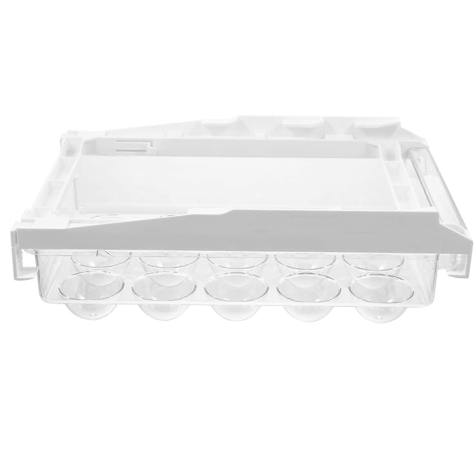 Egg Storage Rack Drawer Type for 1Pcs Transparent Egg Holder Home Use