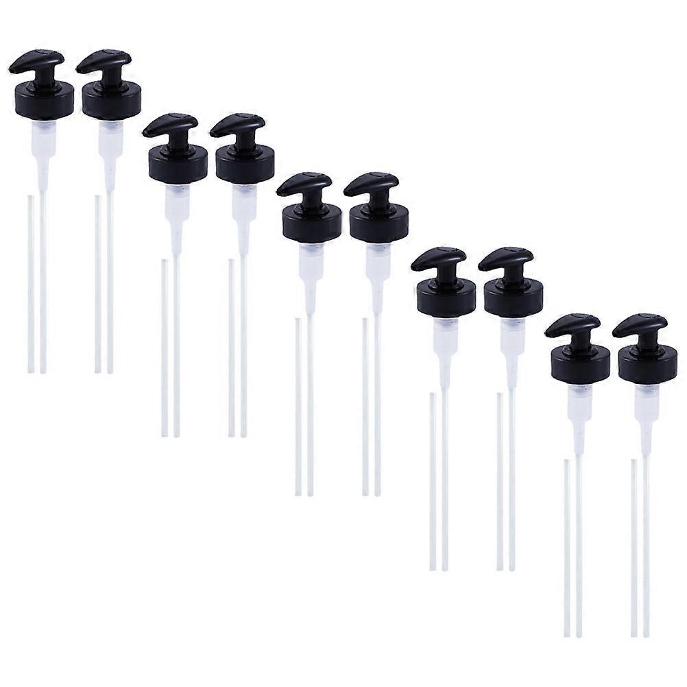 Oyster Sauce Bottle Nozzle Squeeze Pumps Plastic Replacement 10Sets