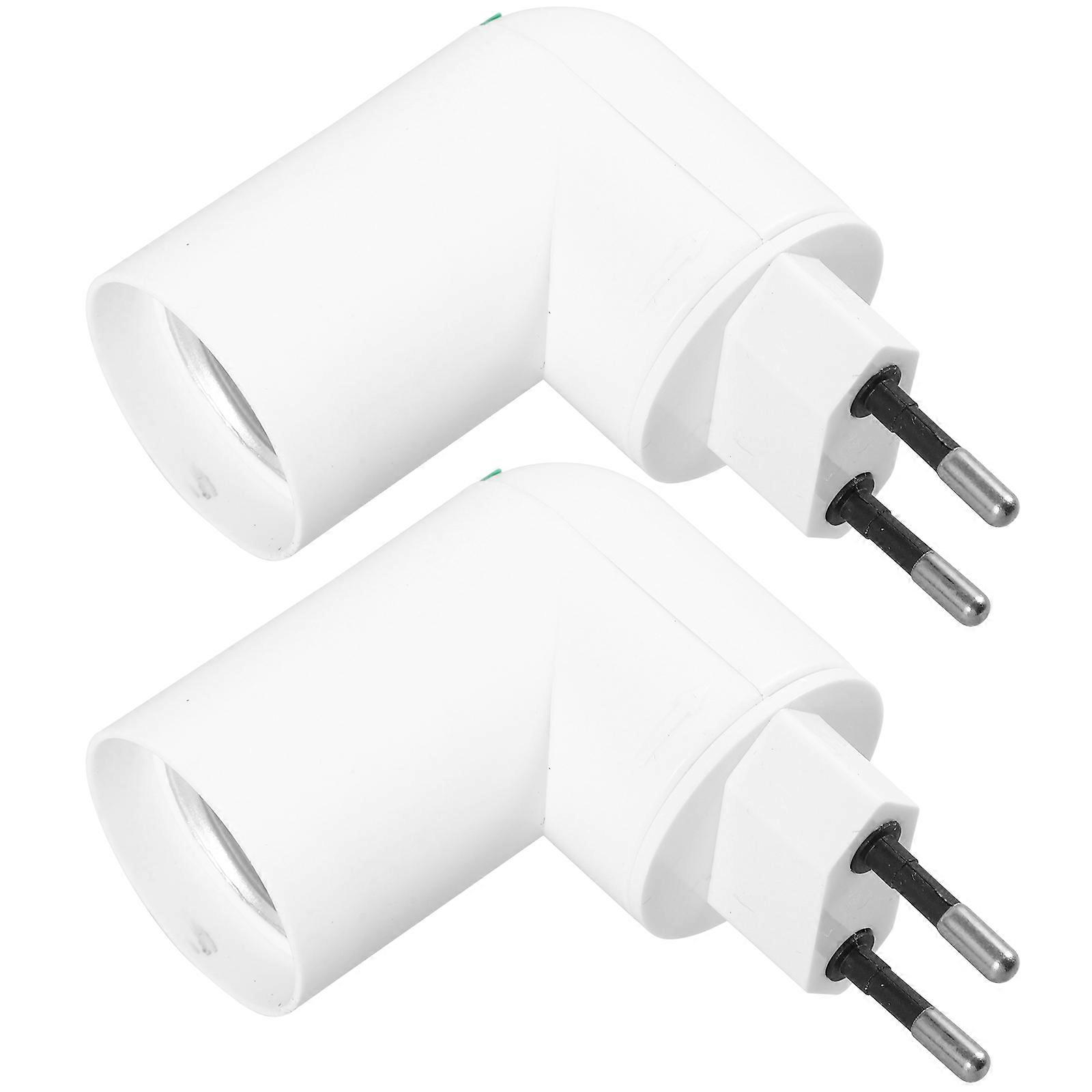 Light Bulb Socket Adapter for Home Use Including 2Pcs Plug in Socket