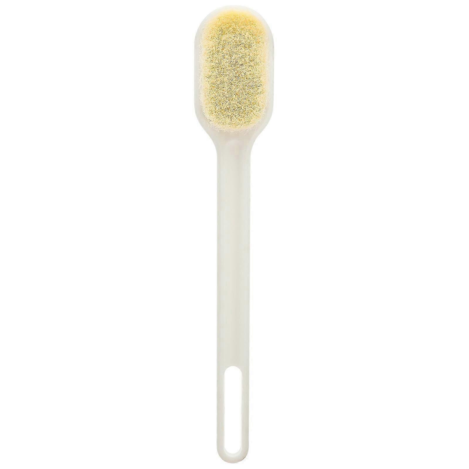 Practical Bathing Brush Massage Brush for Bathing 1Pcs White Plastic