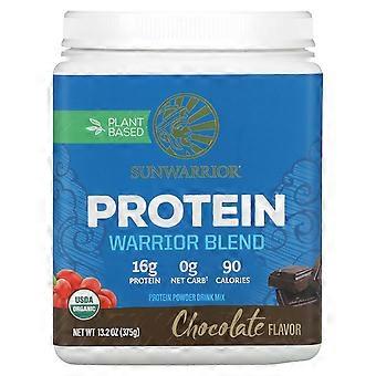Sunwarrior Warrior Blend Protein, Schokolade, 375 g (13,2 oz)