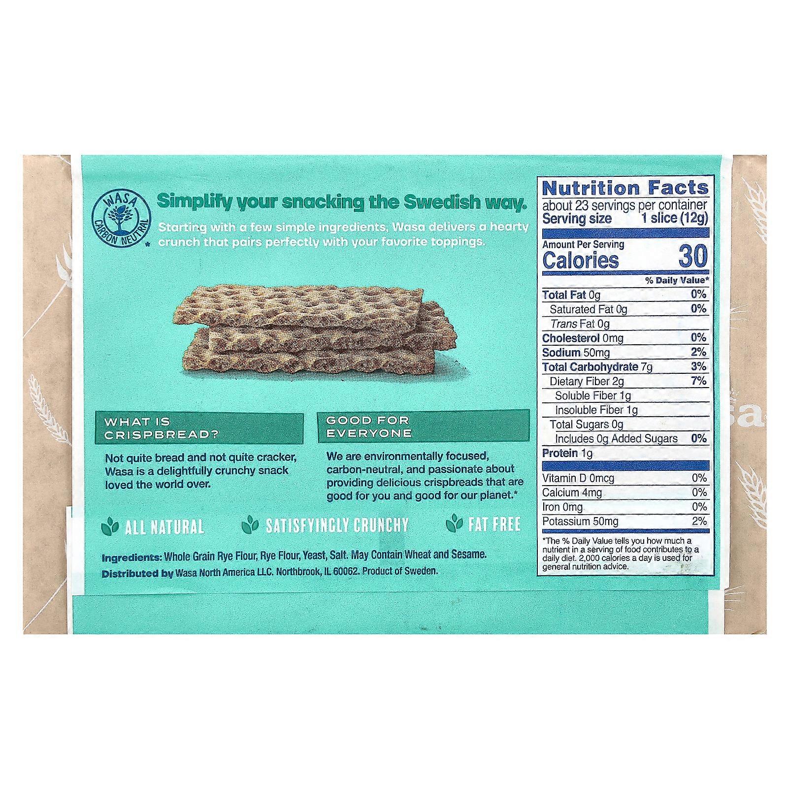 4 x Wasa Flatbread, Crispbread, Sourdough, 9.7 oz (275 g)
