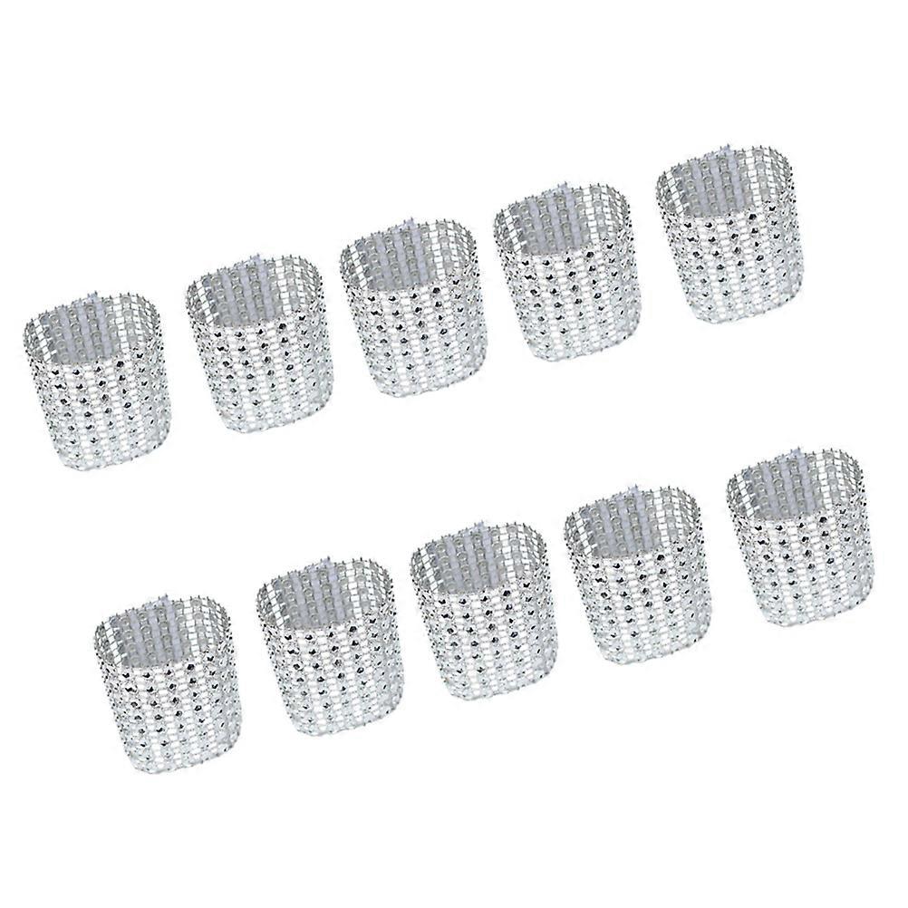 40Pcs Silver Napkin Ring for Wedding Decoration Elegant Appearance