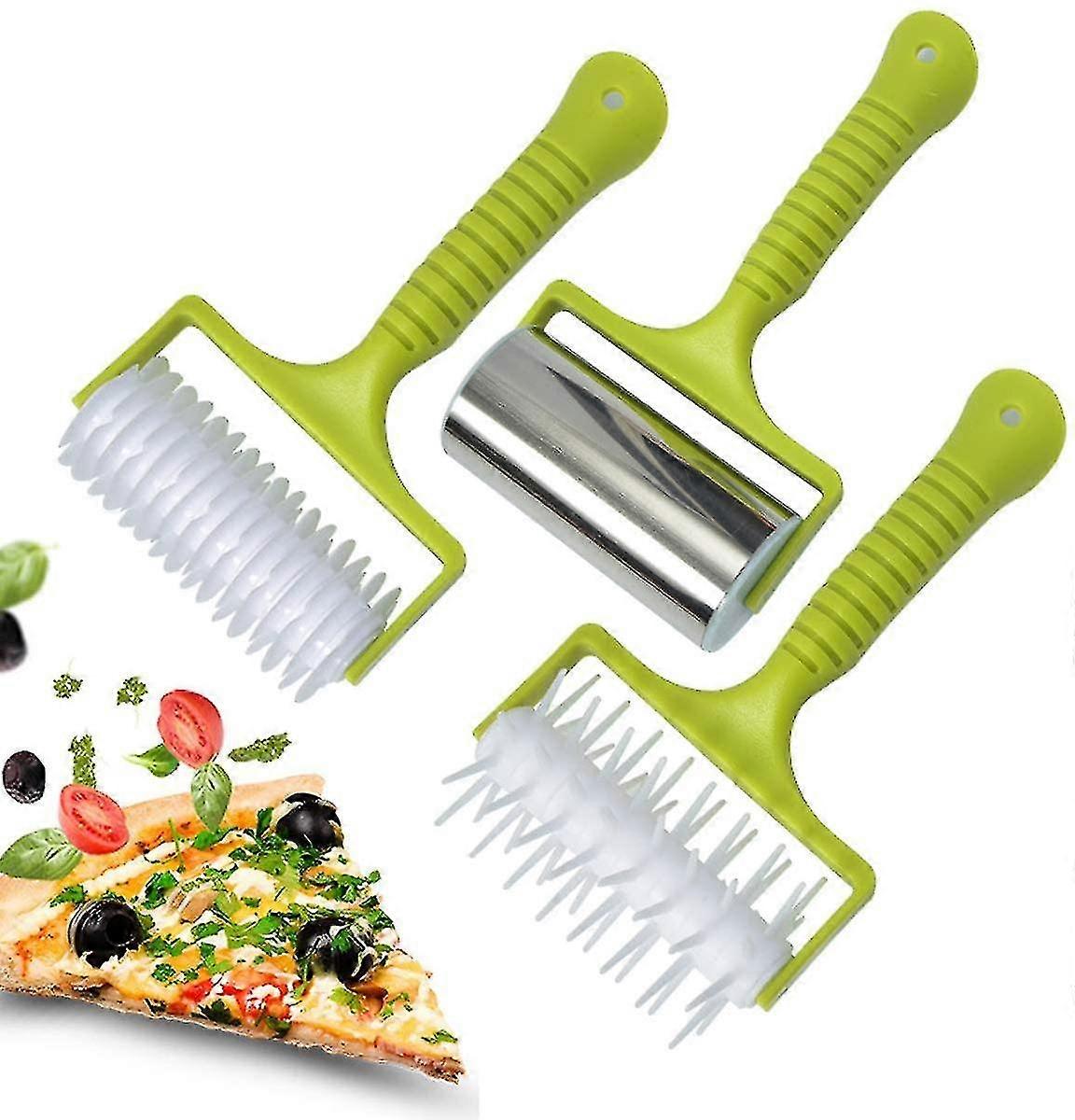 Stainless Steel Pie Crust Roller Set