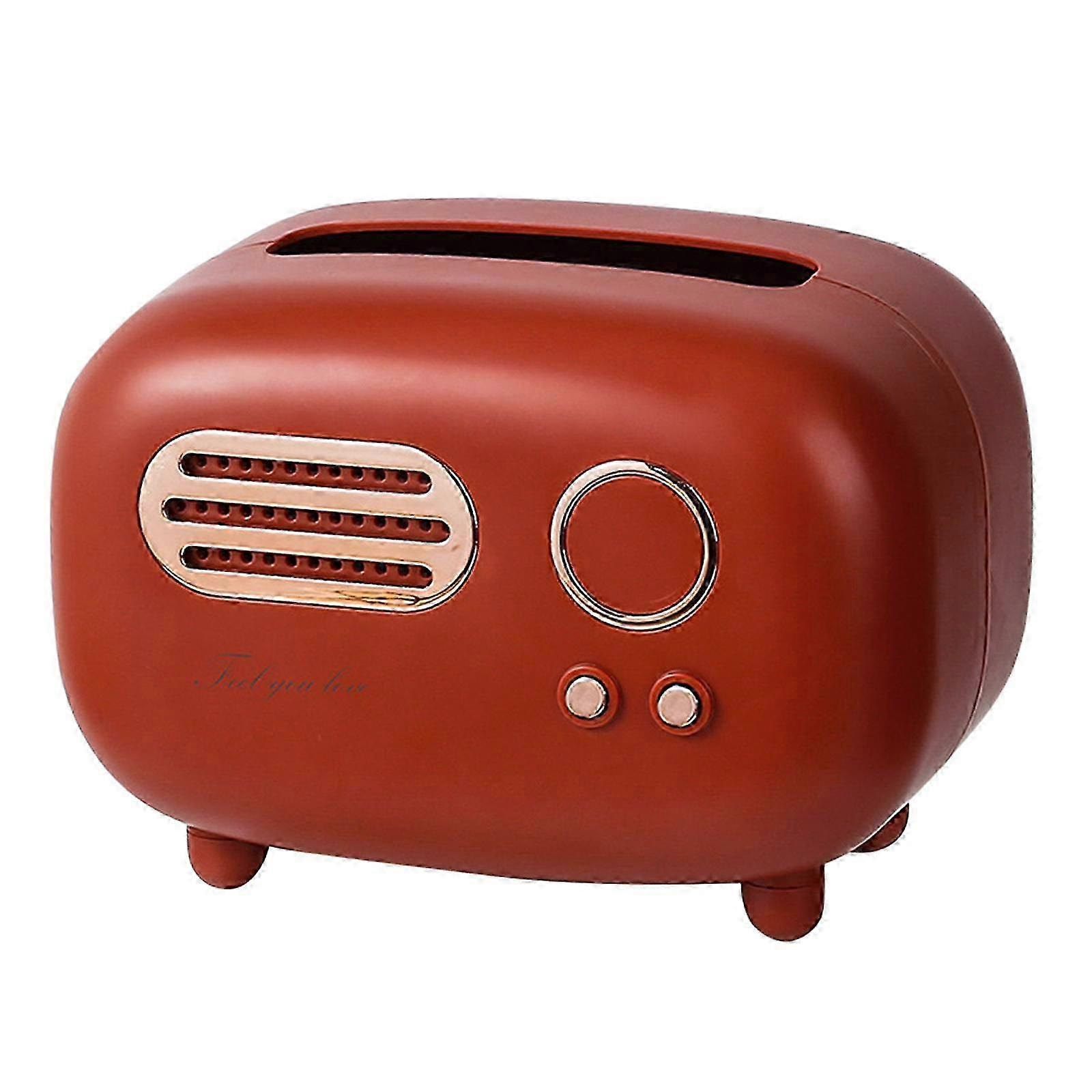 Radio-Shaped Tissue Box Holder