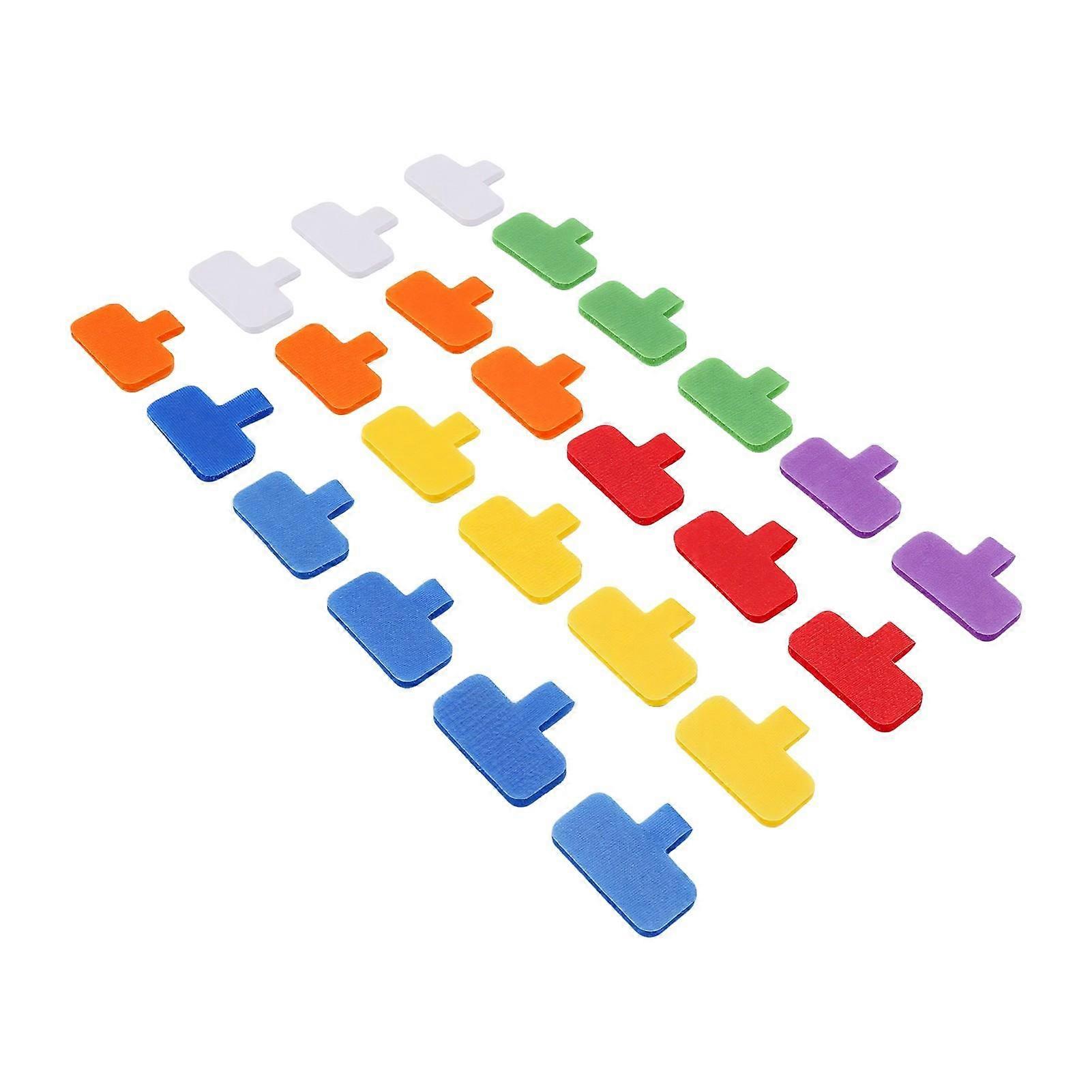 24PCS Multi Color Cord Marker   Write On Wire Label for Electronics Organize Wire Classify Identification Management