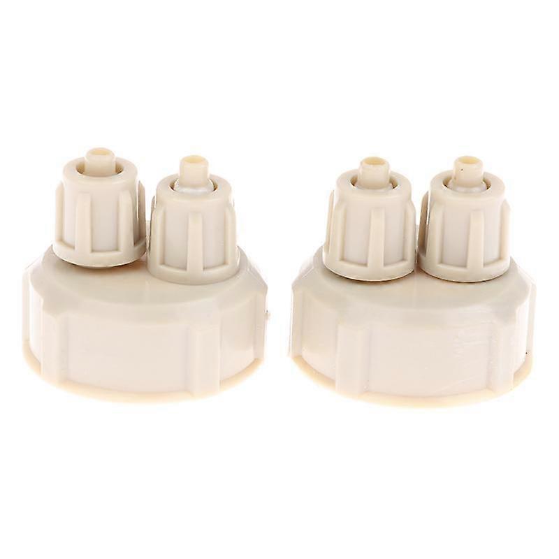 2Pcs Aquarium Multifunction Diy Co2 System Kit Generator Bottle Cap Fish Tank