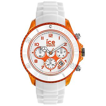 Ice-chrono party Quartz Analog Man Watch with CH Silicone Bracelet. WOE. Bb. S.13