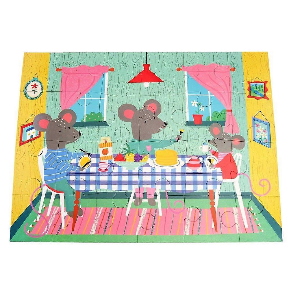 Puzzle "Myška v domě", podlaha, model GU778.