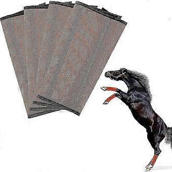 4 stks Mesh Fly Boots voor paard, fijnmazige vlieglaarzen voor paard, antislip paard vlieg leggings, ademende paard vliegbeen wraps