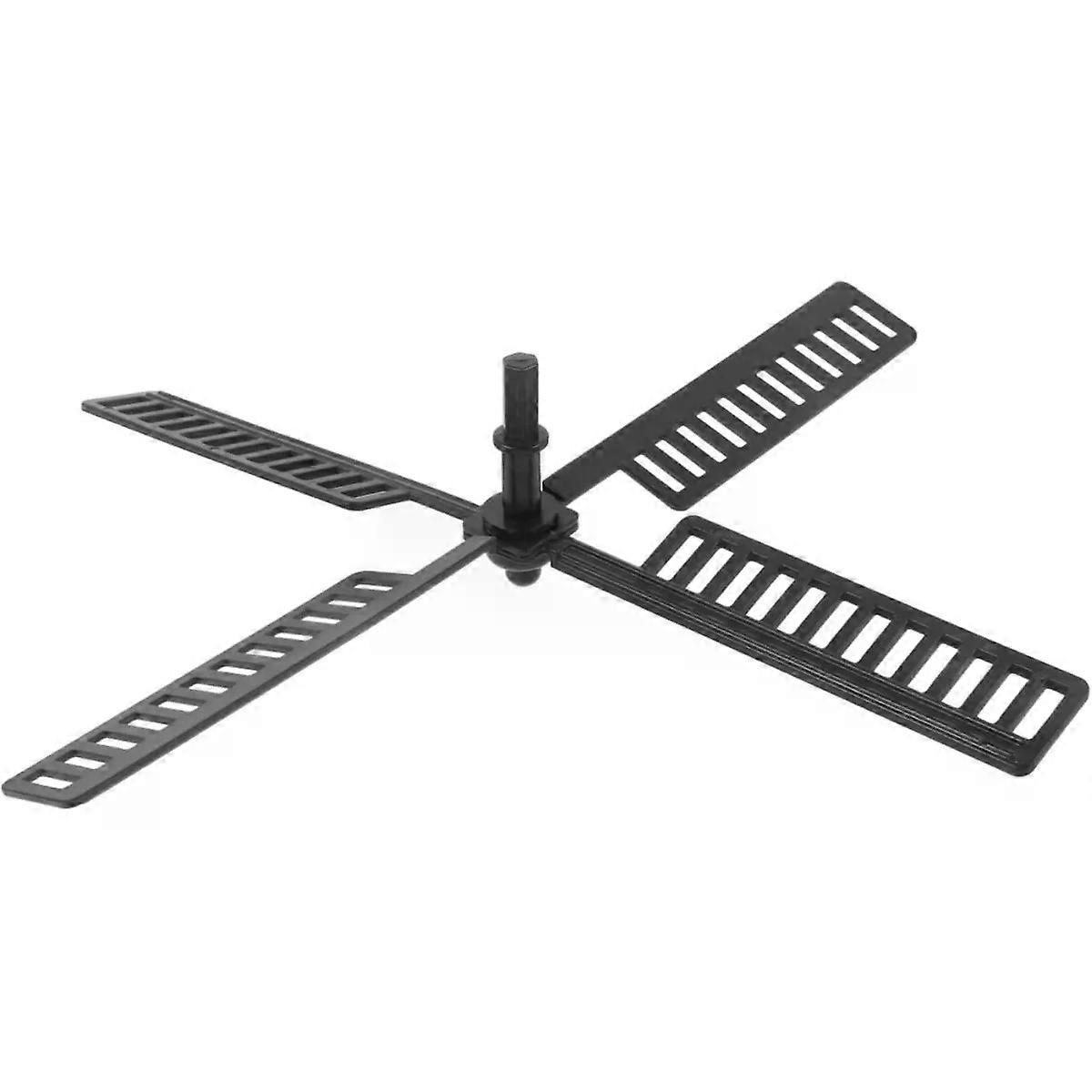 Windmill Accessory Plastic Blades, Stable Waterproof Black