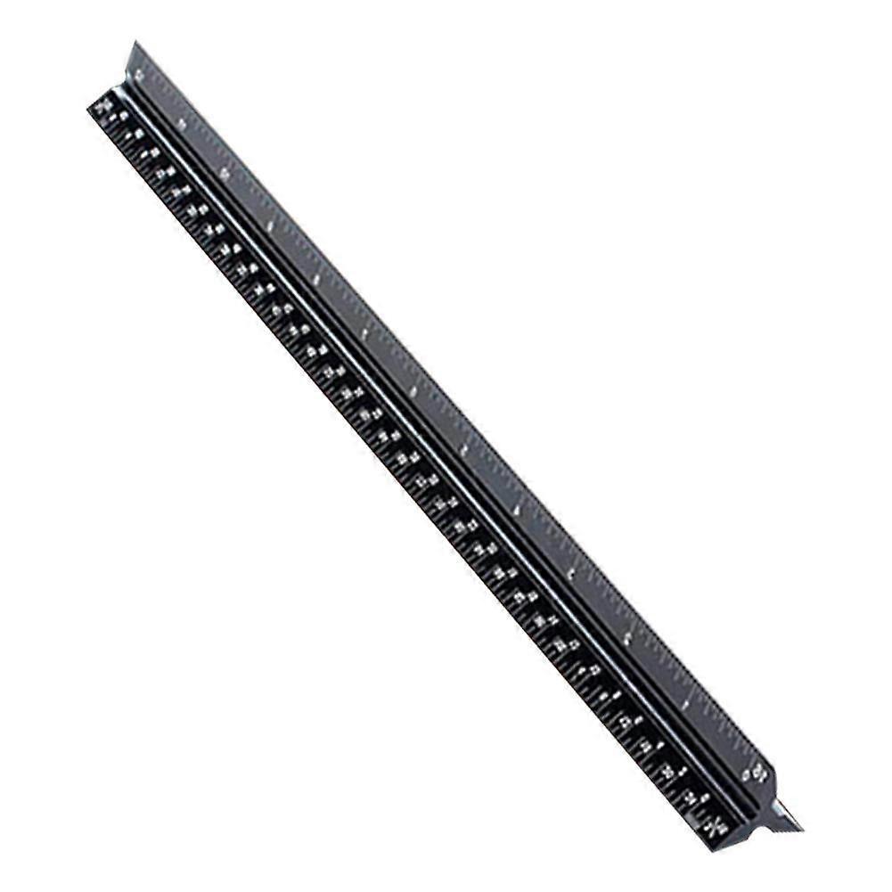 Metal Triangle Drafting Ruler Anodized
