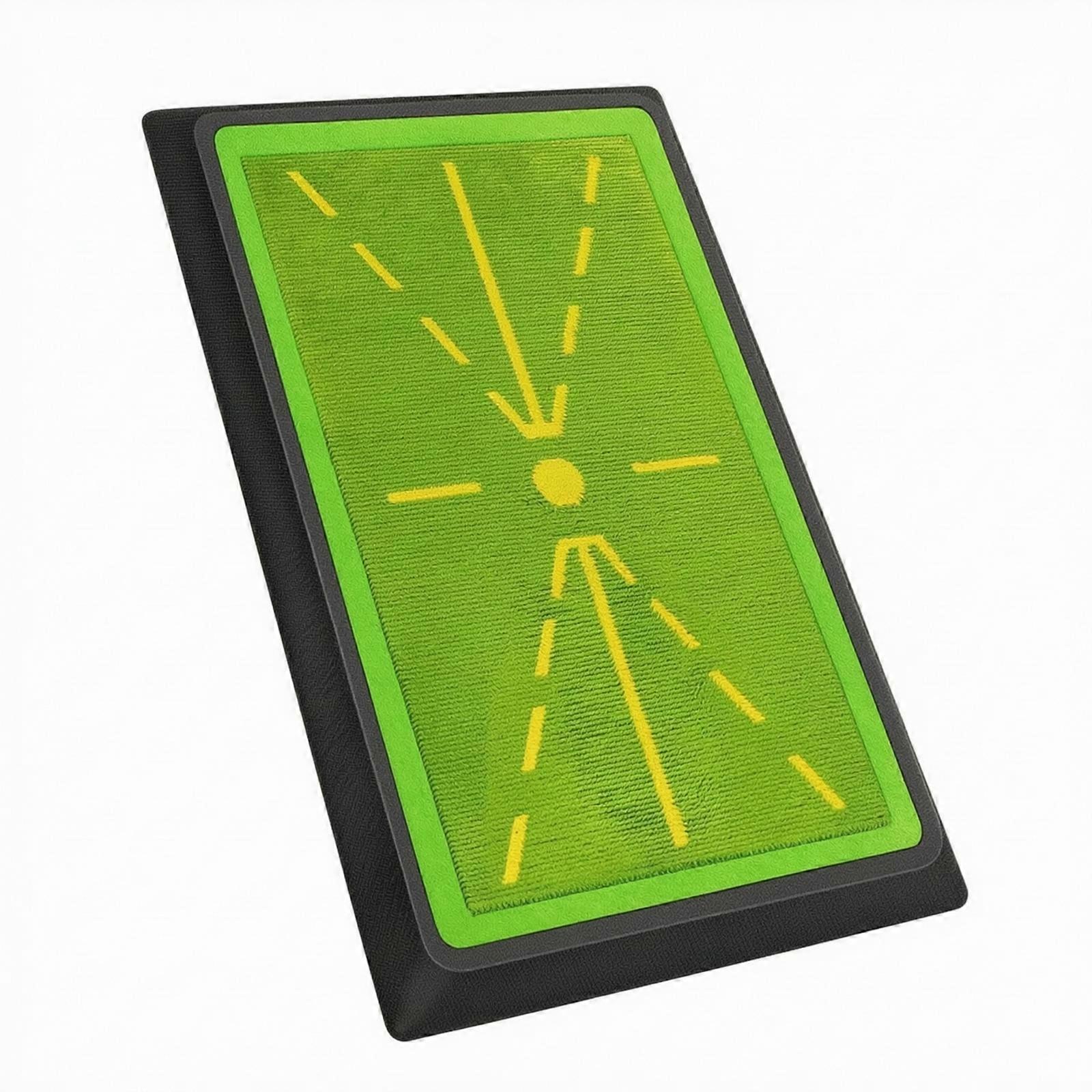 Golf Swing Strike Practice Mat Shock-Absorbing for Home, Driving Range