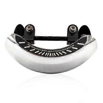 Motorcycle Rearview Mirror 180 Ultra Wide Angle Central Windscreen Mount Compatible with R120