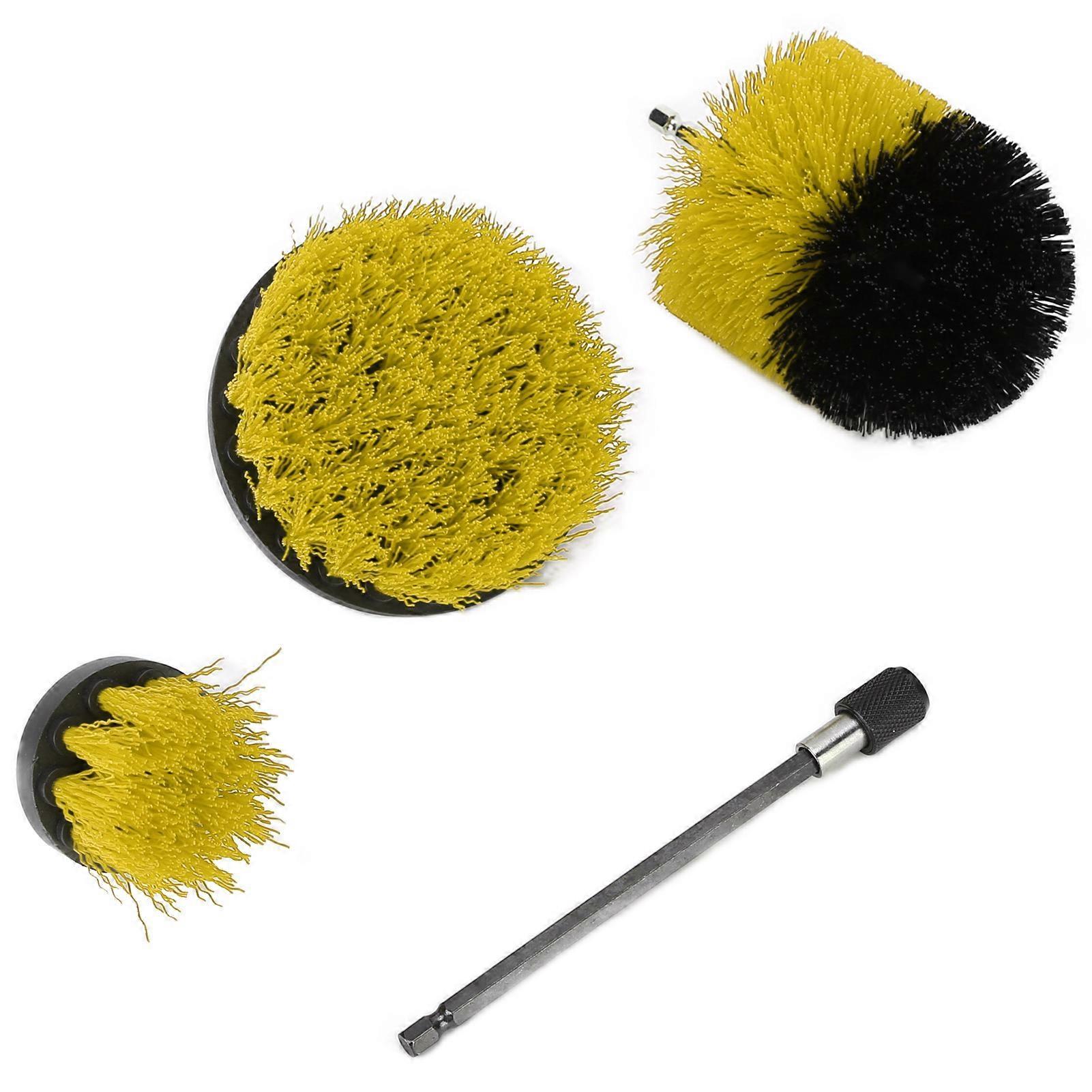 Drill Brushes Attachment Set Electric Extended   Drill Cleaning Scrub Brushes Kit