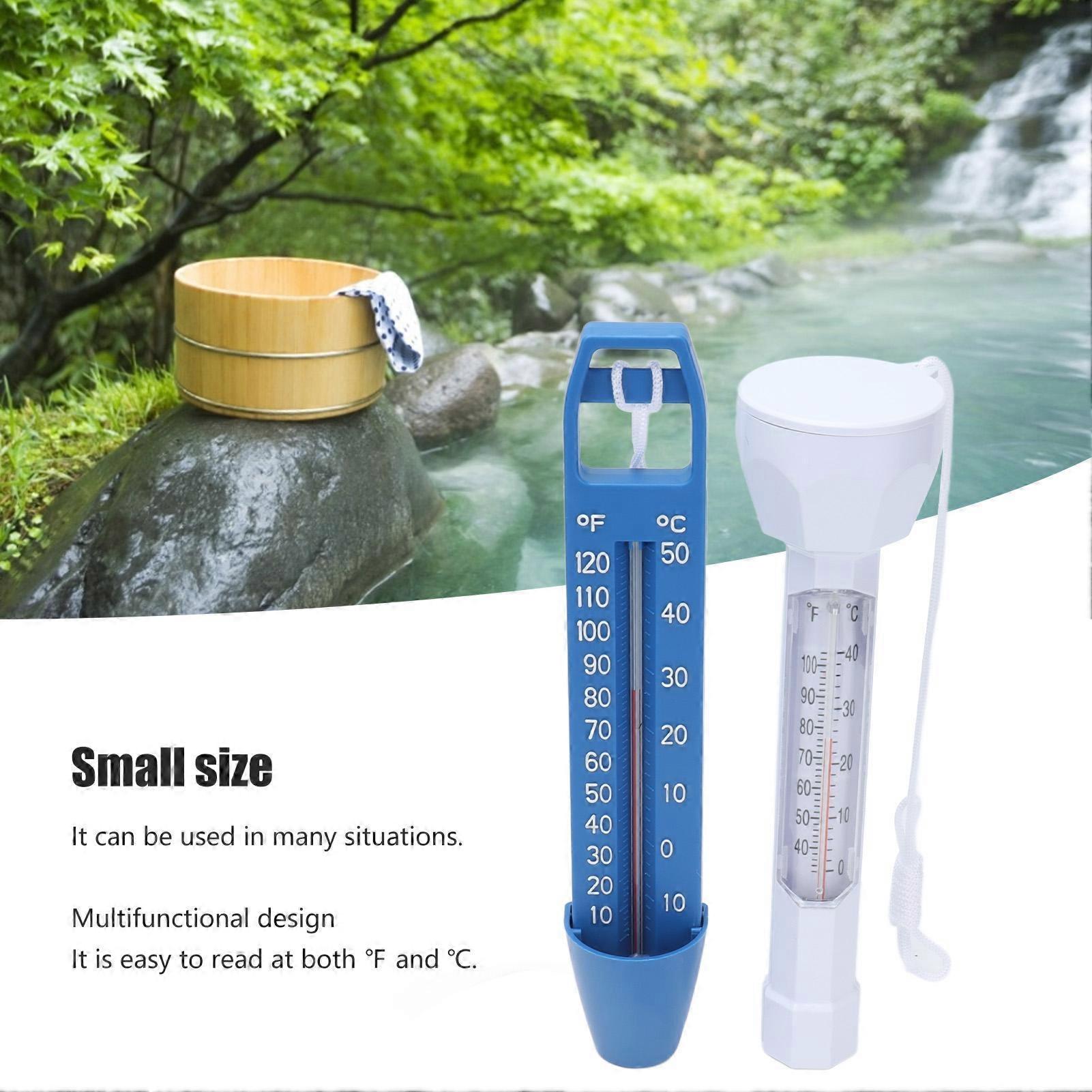 Floating Pool Thermometer Set Multi Unit Durable Waterproof Water Thermometer with Lanyard