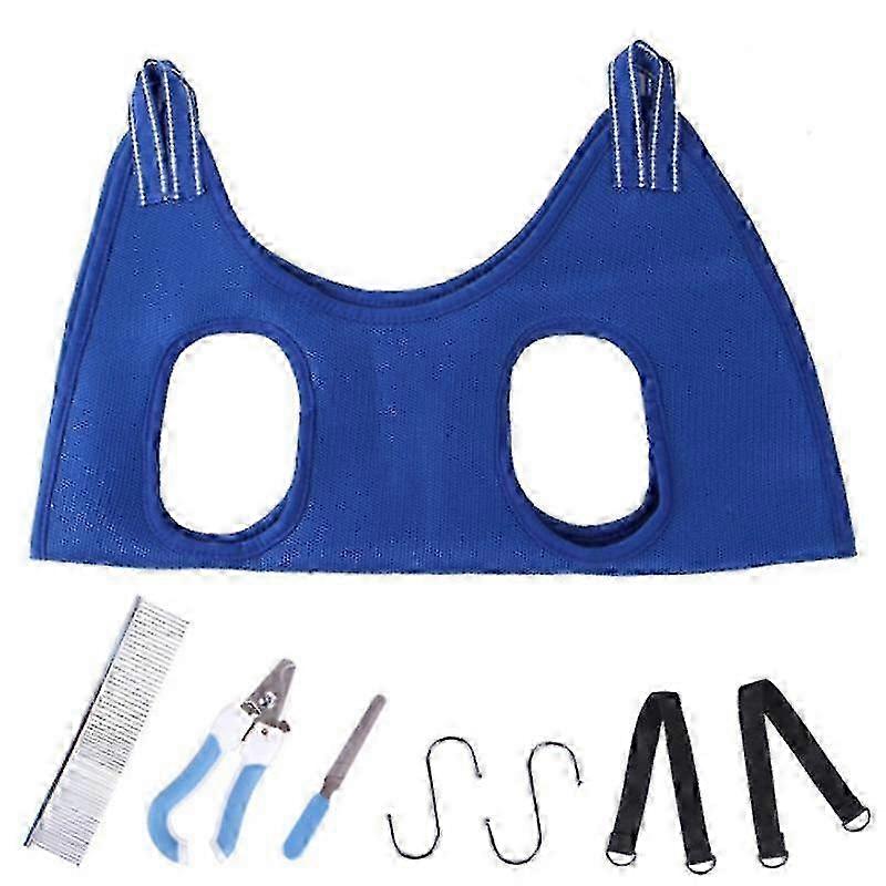 Dog Grooming Hammock With Nail Tools Kit