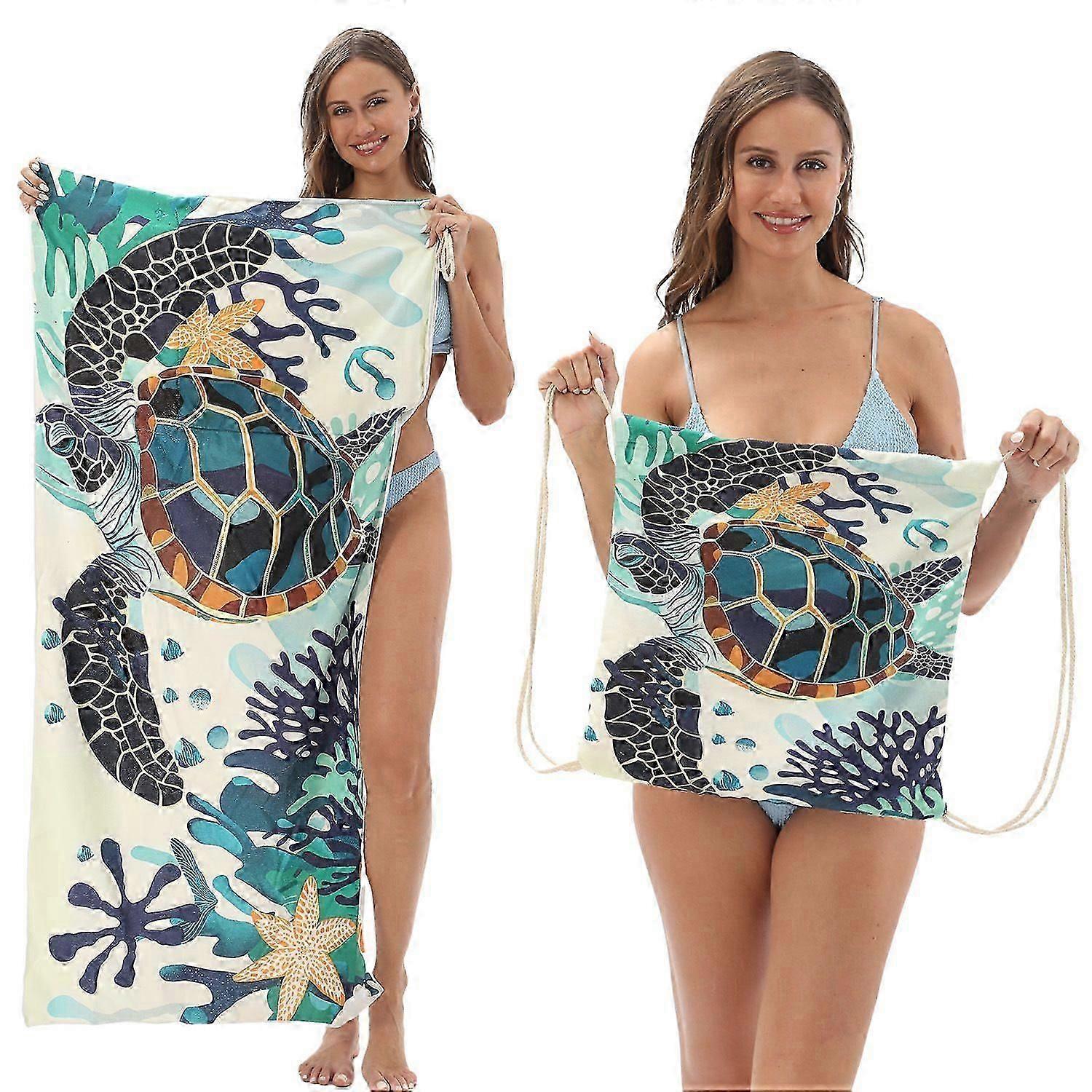 2-in-1 Quick-Dry Microfiber Towel