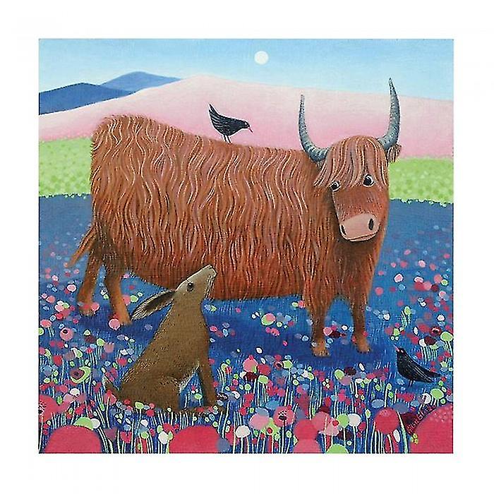 Ailsa Black Hearty Hare Poster