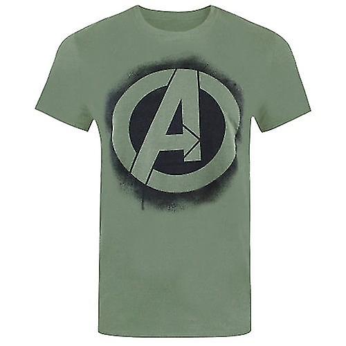 Bosszúállók Férfi Stencil logó póló