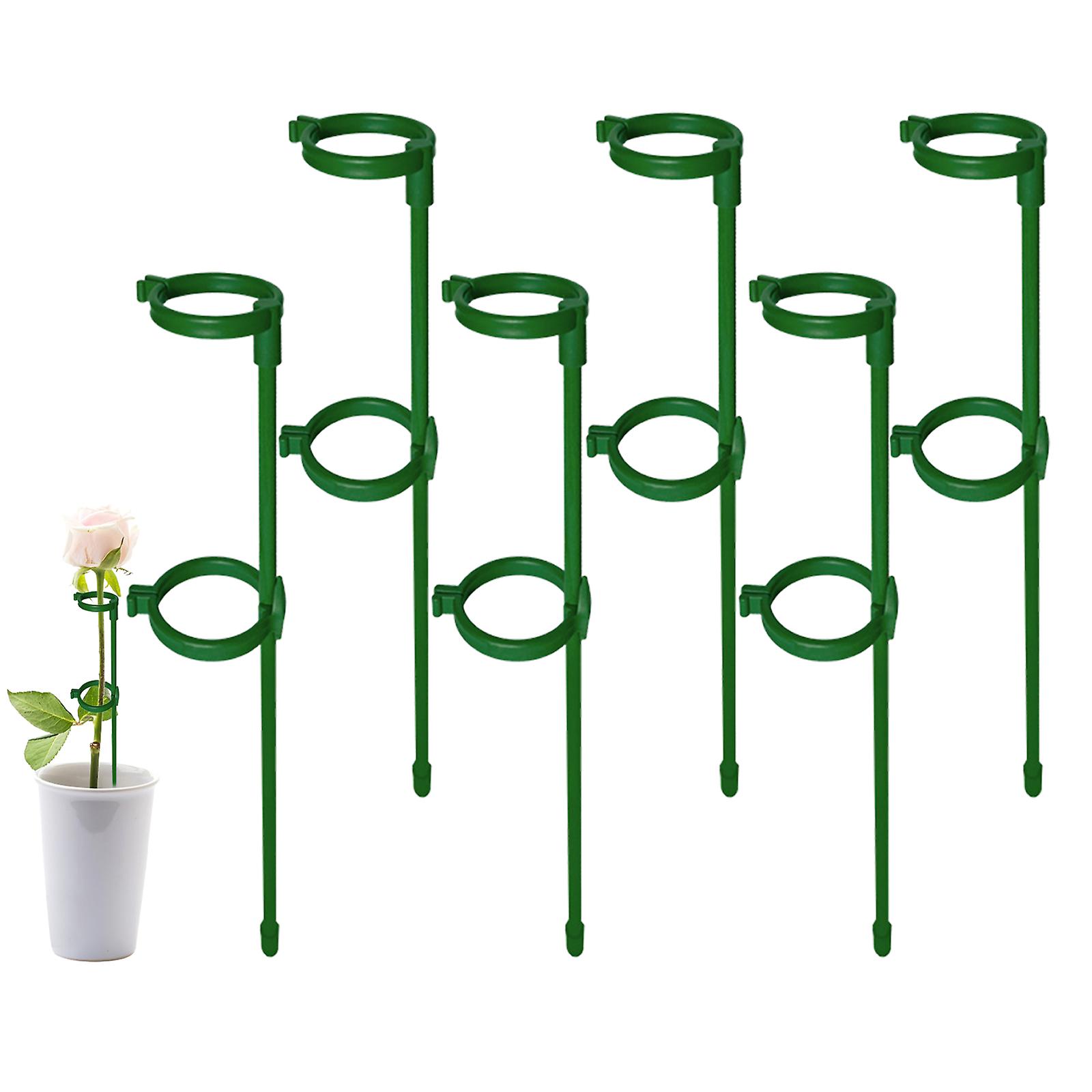 6pcs Garden Climbing Trellis Stakes Plant Support Stand Frame Flowers Stand Cage