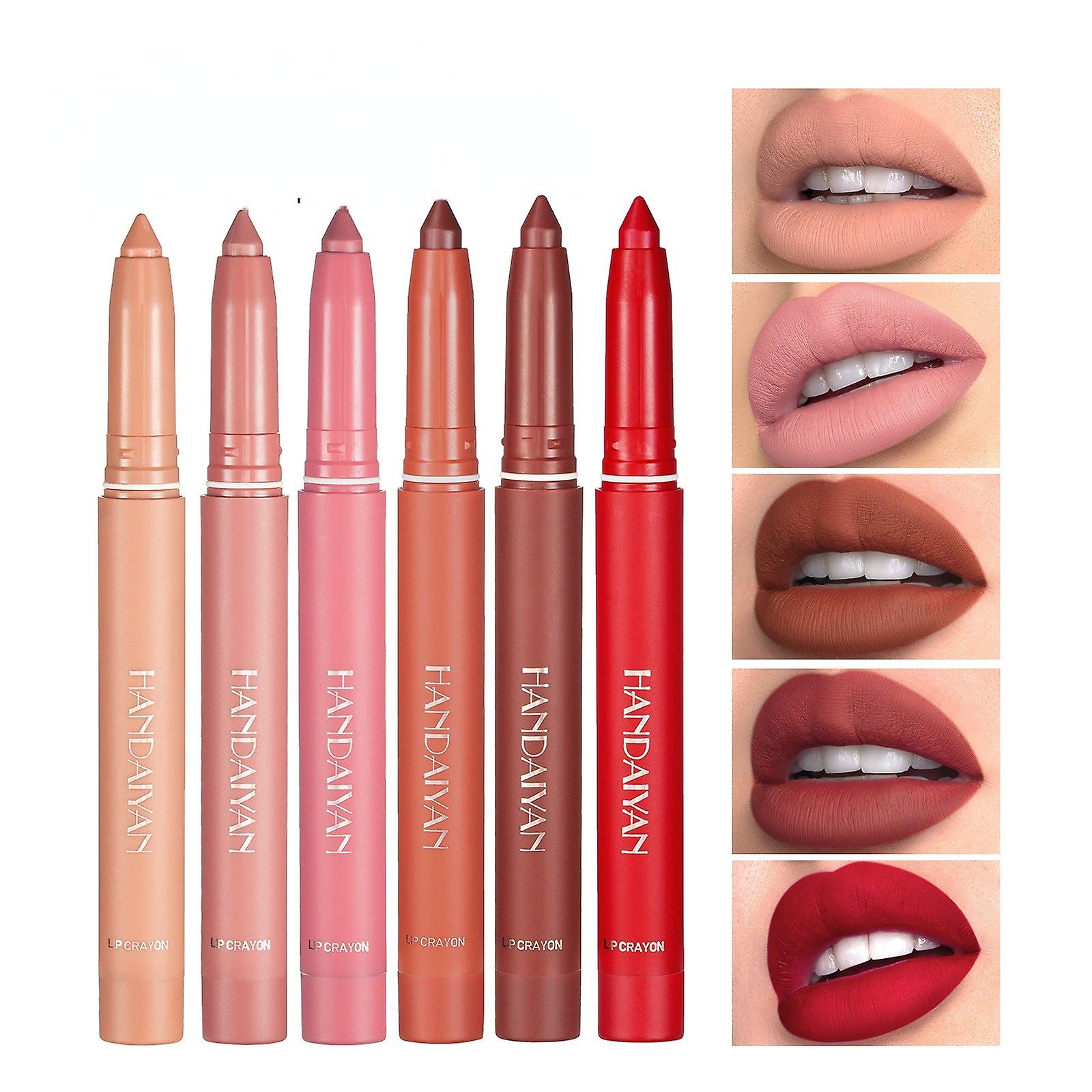 Not Easy To Fade No Stain On Cup Lipstick Pen Matte Lip Liner Dual-use Lipstick Lip Gloss