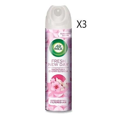 Air Wick Fresh New Day 空气清新剂 Magnolia And Cherry Blossom 8oz / 226g 3 包