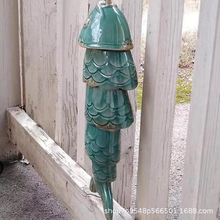 Wind Chimes Fish Color Fancy Carp Metal Crafts