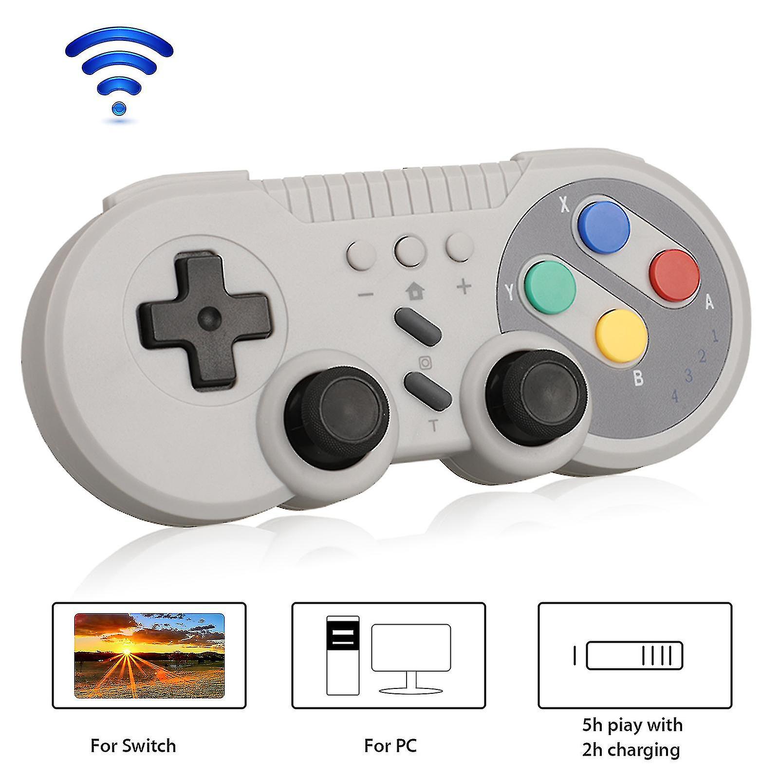 Wireless Pro Game Controller Classic Gamepad For Nintendo Switch, Windows Pc Games (old School Style)