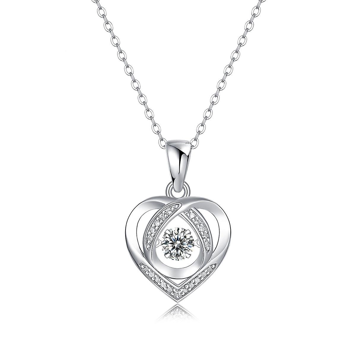 Collier Argent Moissanite Collier