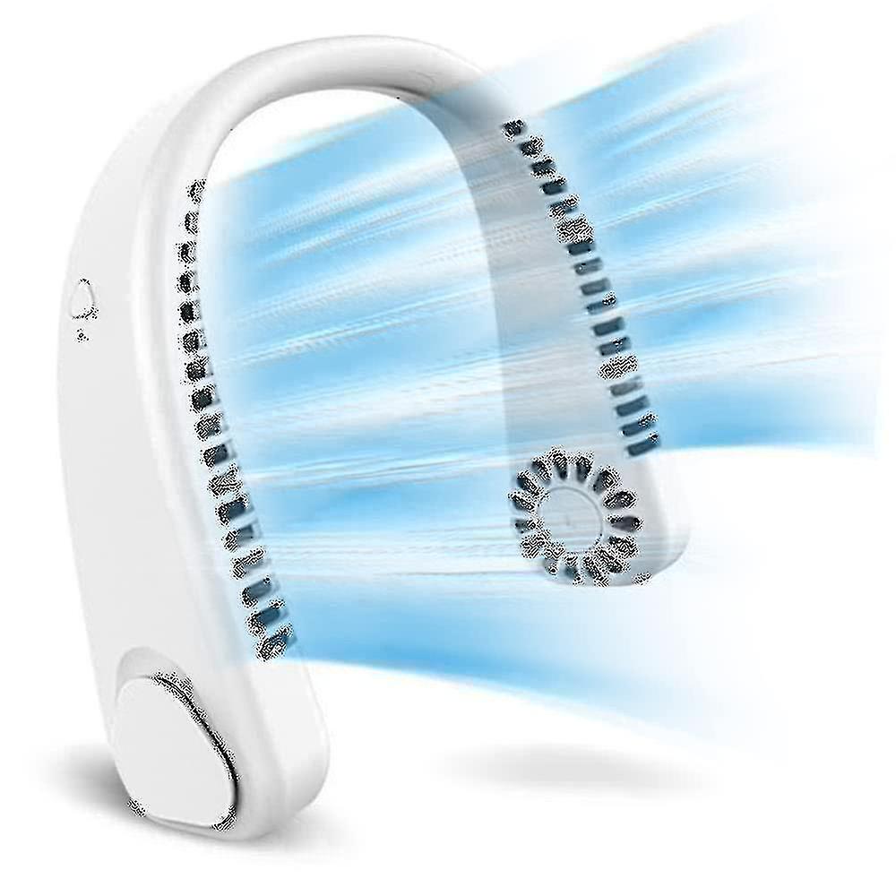 Portable Bladeless Neck Fan (white)