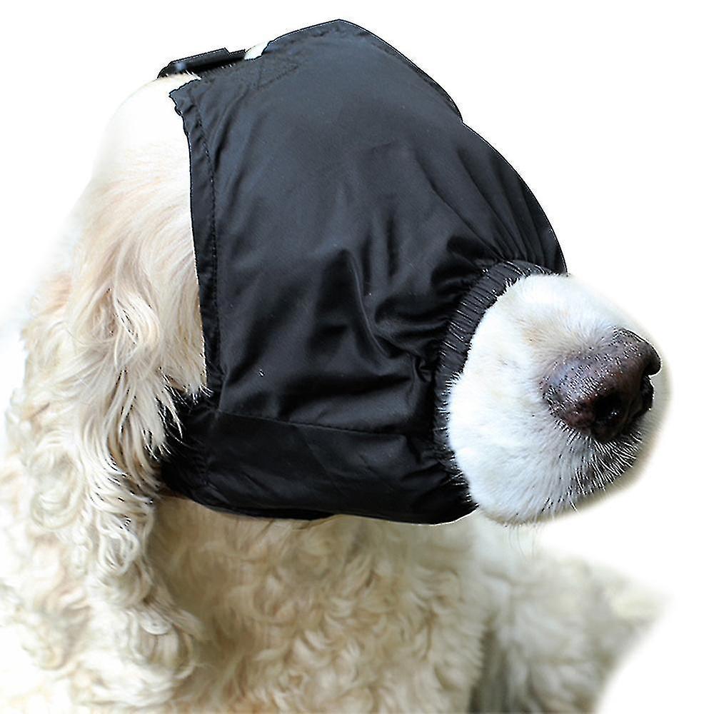 Dog Calming Cap Eye Mask, Pet Anxiety Mask, Nylon Shading Cat Collar Muzzle For Grooming Anti Car Si
