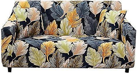 1 Piece Printed Stretch Sofa Cover Soft Anti-slip Couch Cover Furniture Protector With 1 Free Pillow