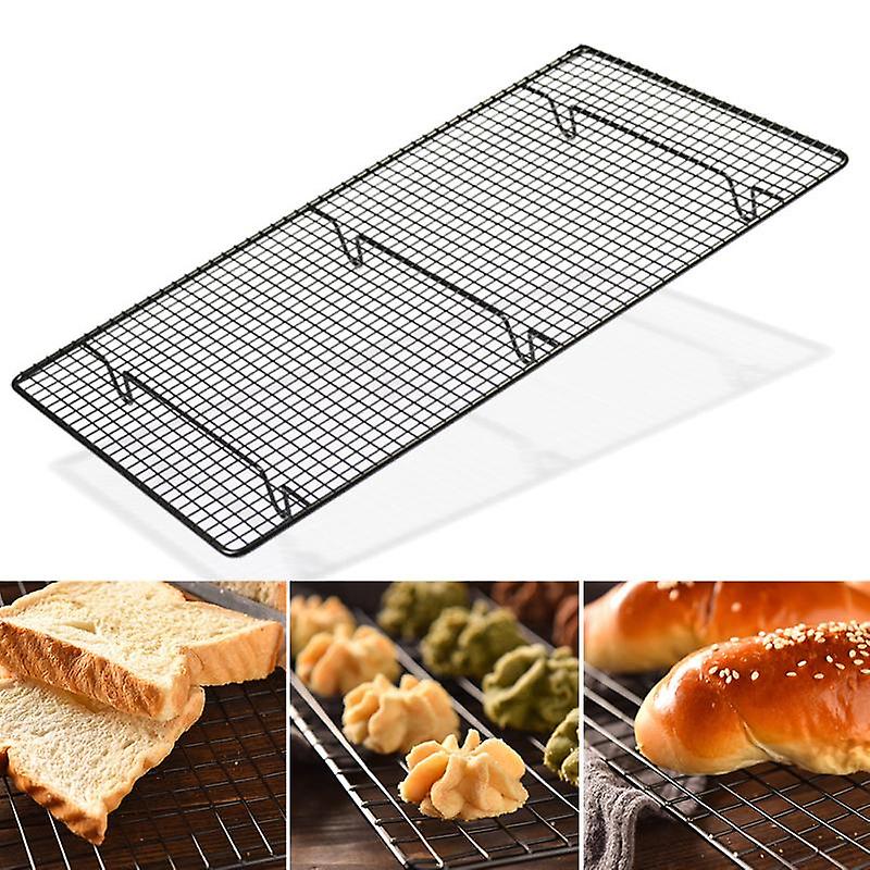 Non Stick Thicken Cake Cooling Rack Bread Grid Net Tray Biscuit Holder Shelf