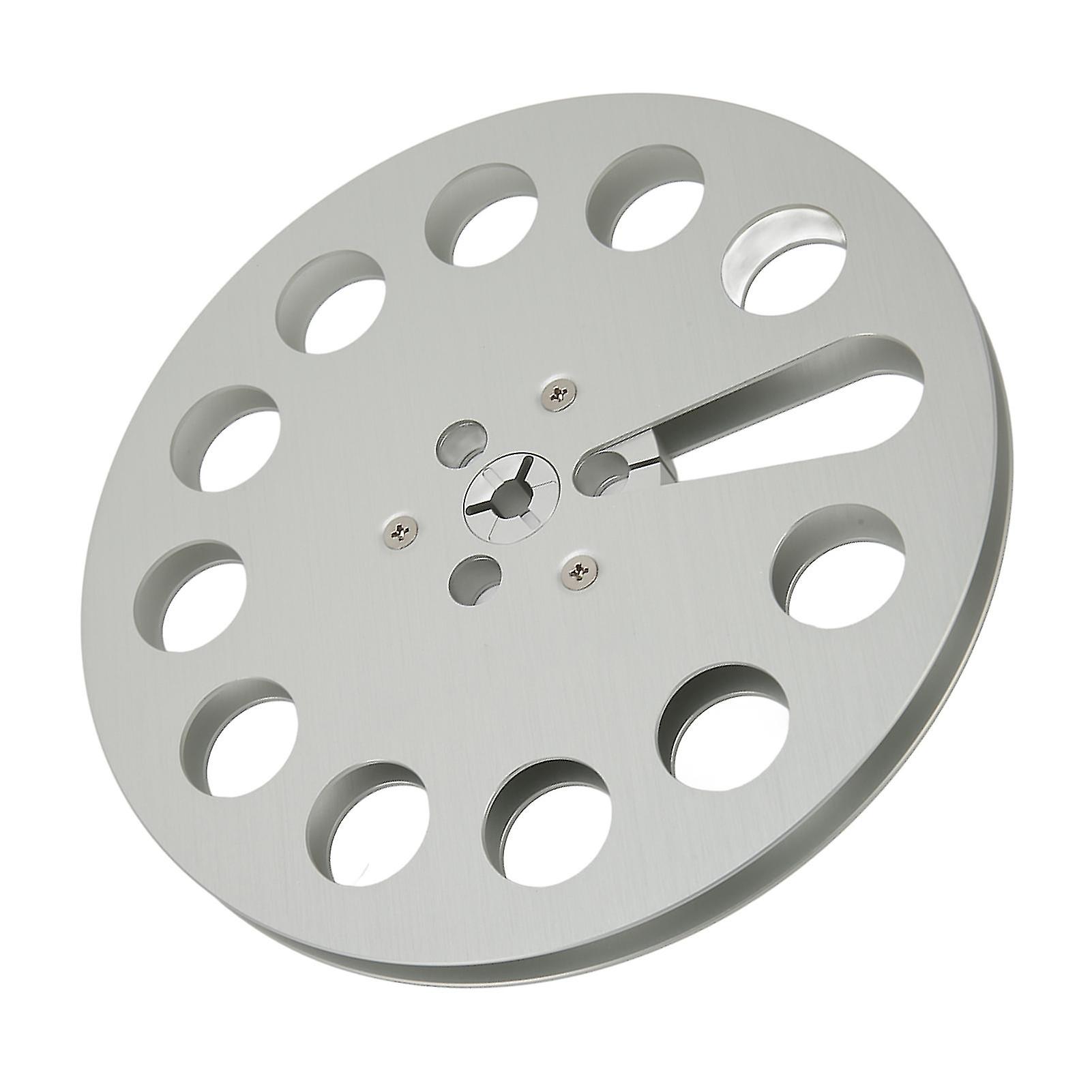 1/4 7 Inch Empty Tape Reel 11 Holes Universal Open Reel Sound Tape Empty Reel Aluminum Reel Tape Reel for NAB