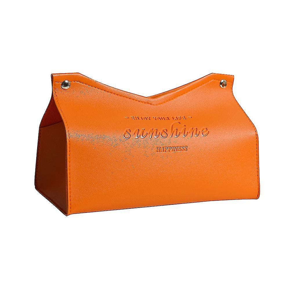 Modern Leather Tissue Box Holder