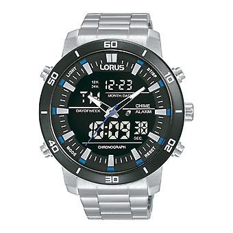Lorus sport man Men's Digital Quartz Watch with Stainless Steel Bracelet RW659AX9