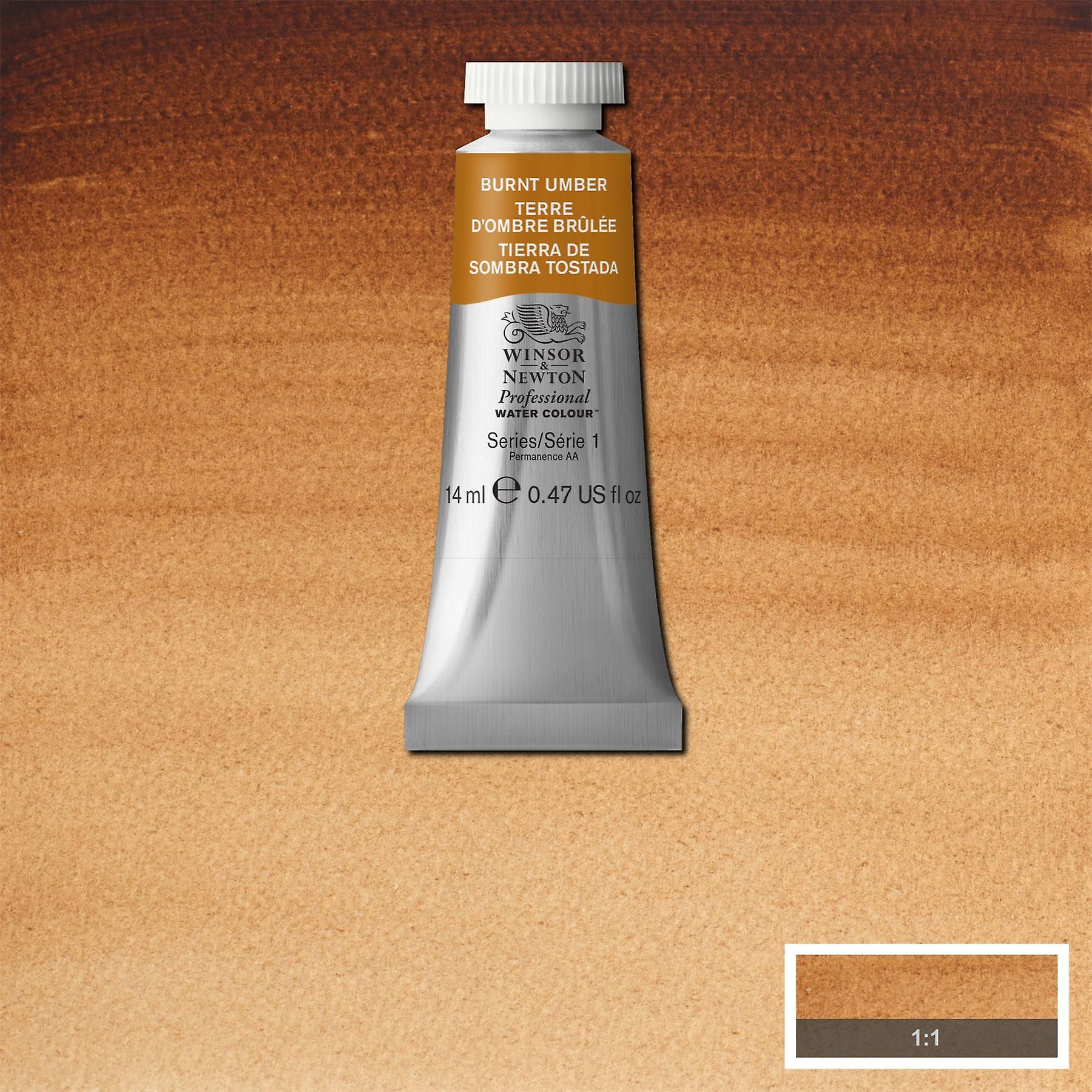 Winsor & Newton Professional Water Colour - Burnt Umber - 14ml