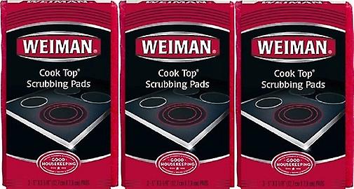Weiman Cook Top Scrubbing Pads 3 Pack