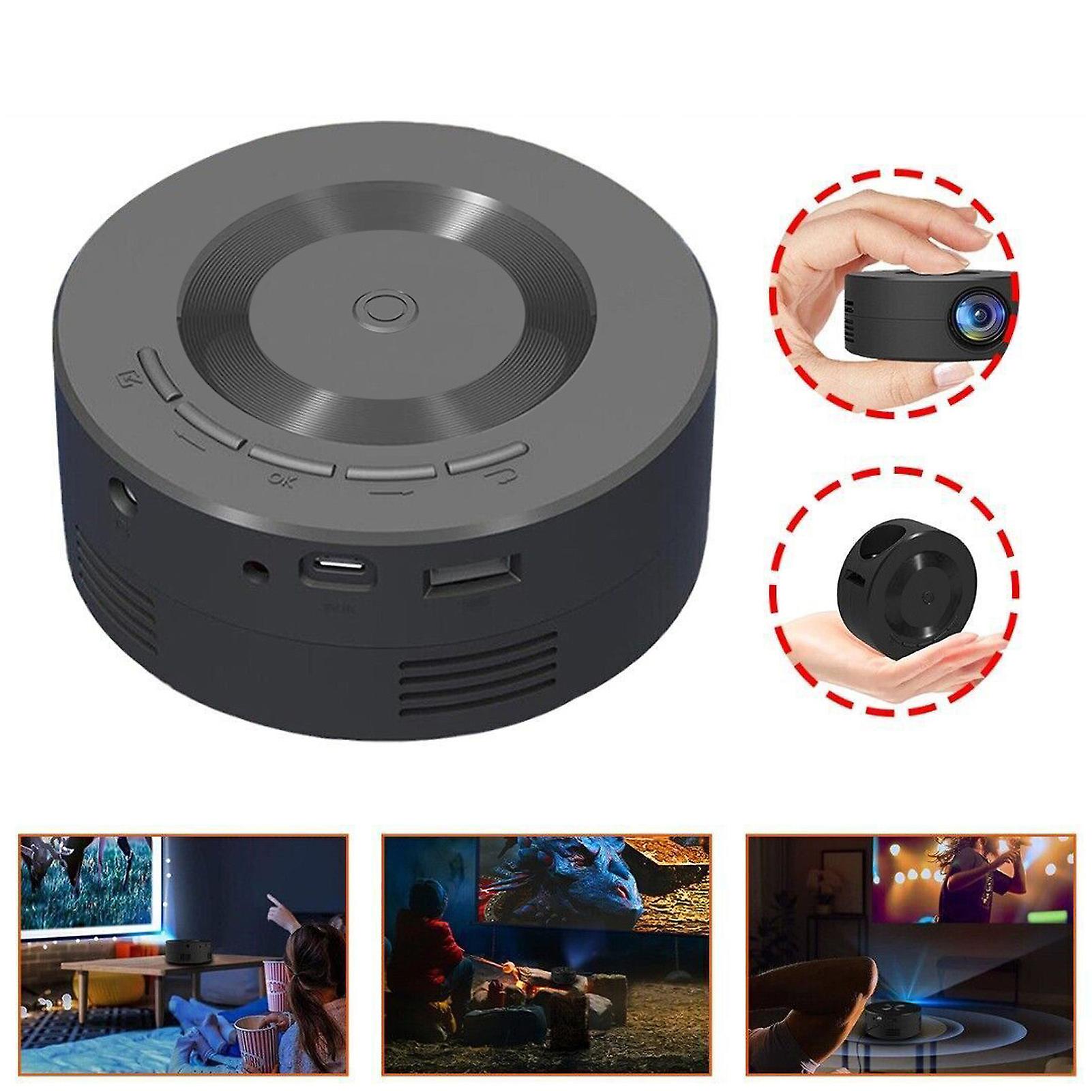 Mini LED Projector 1080p Built in Speaker Portable Small Home Projector with Same Screen Function for IOS for Android