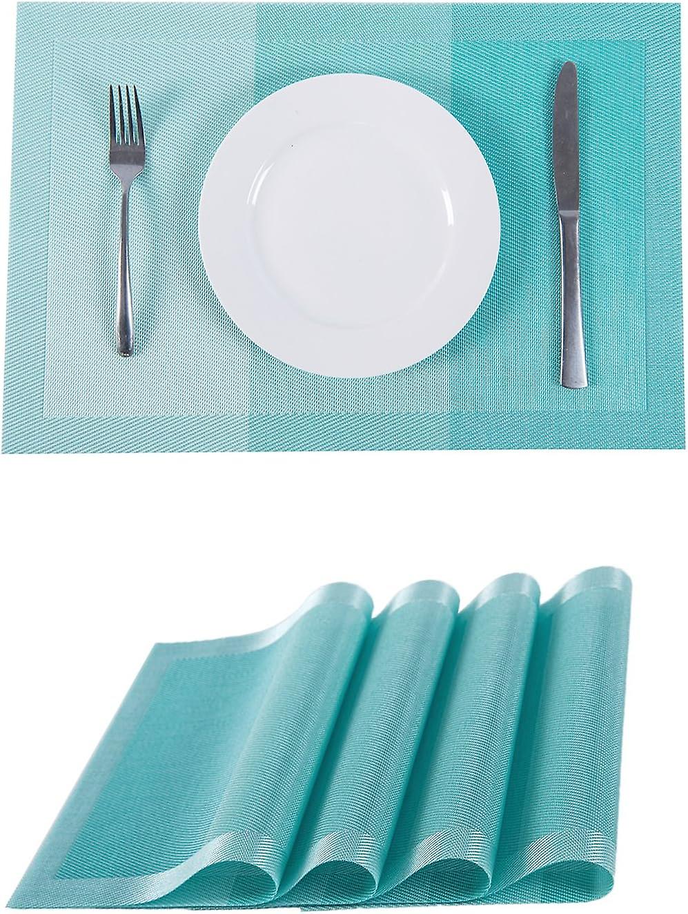 Gradient Placemats Gradient Twill Easy to Clean Insulation Pads Pla