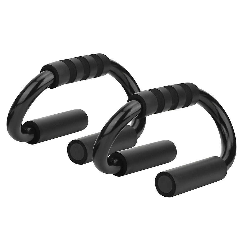 2-Piece S-Shape Push-Up Bars with Foam Grips for Chest Workouts